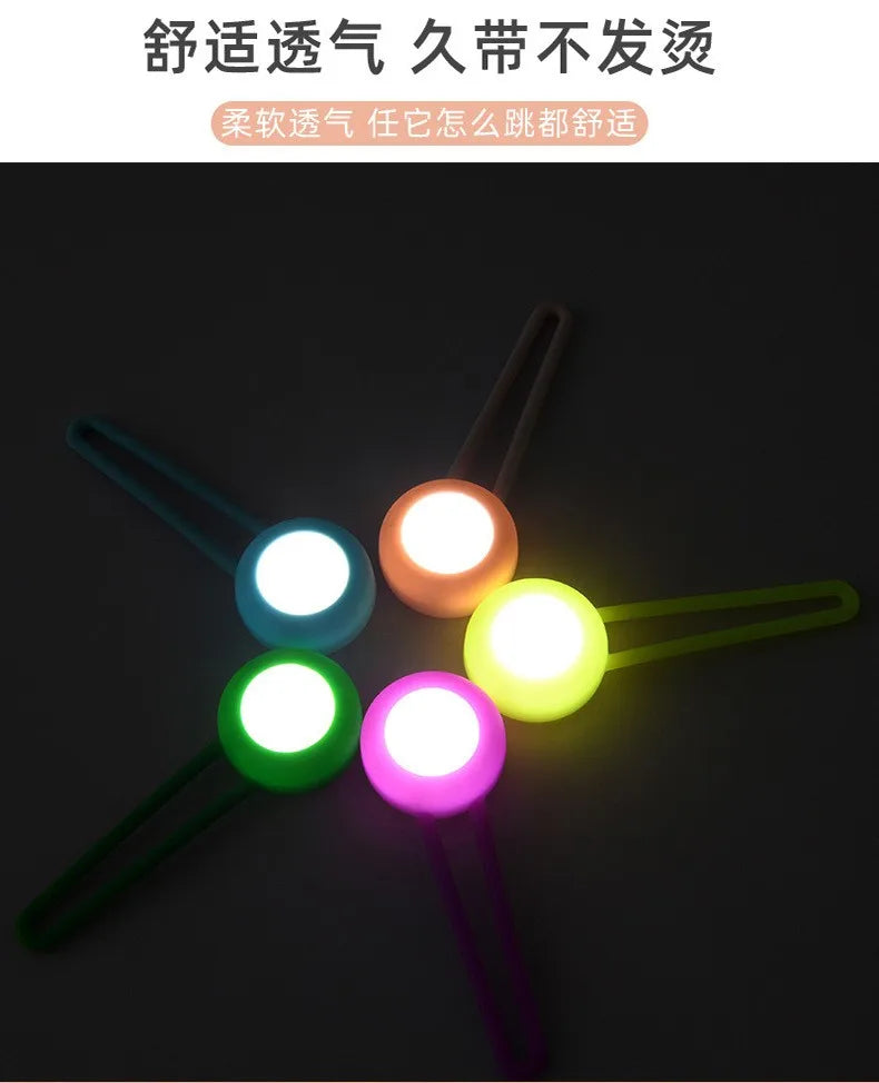 1pc Pet Luminous Pendant, Dog LED Walking Dog Night Silicone Hanging Tag, Cat Anti-lost Dog Tag