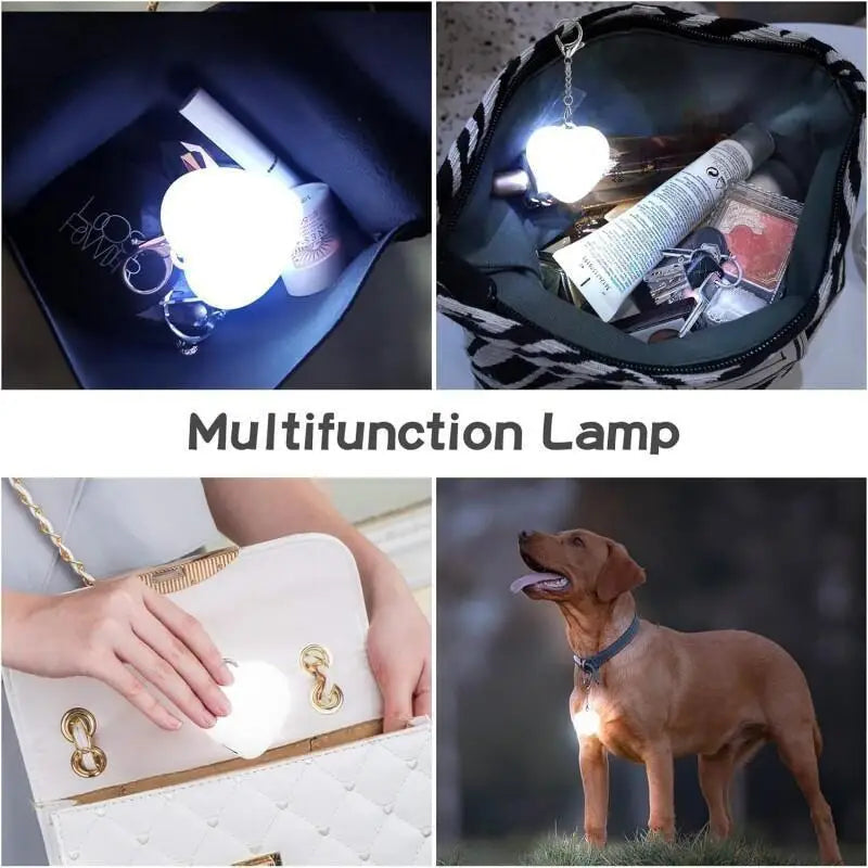 Touch Sensitive LED Charging Lamp Purse Light Handbag with Automatic Sensor Bed Lamp Heart Light Gift Ideas Women