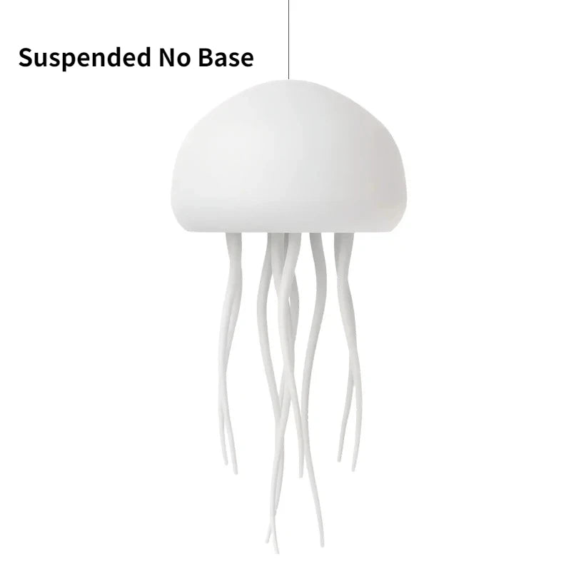 3D Movable Jellyfish Lamp USB Smart Voice Control Dimmable Color-Changing Creative Night Light Ocean Anime Light Sign Ornaments