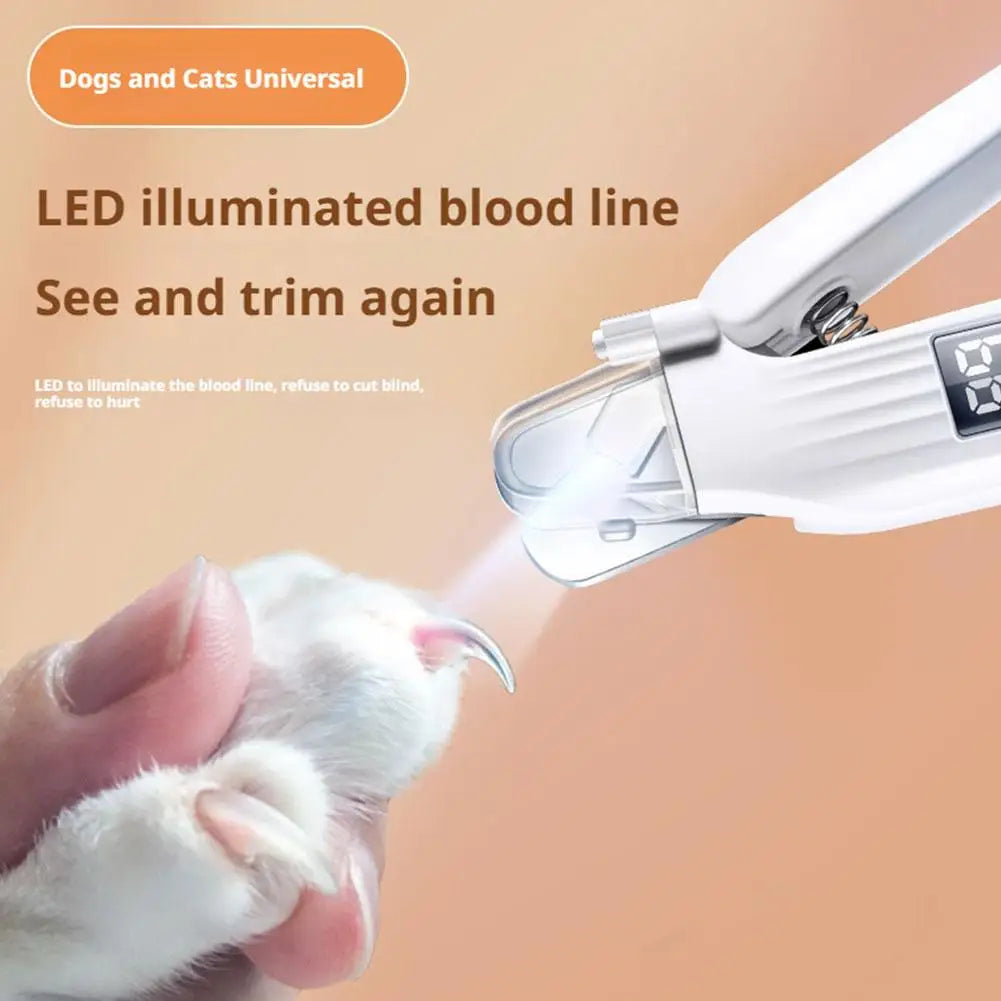 Electric 2-in-1 Pet Nail Clipper Cat Nail Clipper Dog Electric Nail Polisher Animal Multifunctional Finger Pet Nail Trimmer