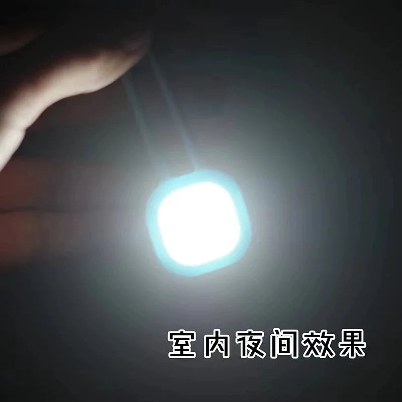 1pc Pet Luminous Pendant, Dog LED Walking Dog Night Silicone Hanging Tag, Cat Anti-lost Dog Tag